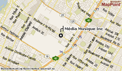 Media Musique Map
